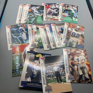 20ct 1990 - 1993 Pro Set Dallas Cowboys Football Trading Cards NRMT
